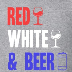 Red White And Beer Funny Usa T Shirt 38065571