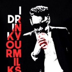 I Drink Your Milkshake Parody Mr Blonde Funny Movie Ladies T Shirt 38329778