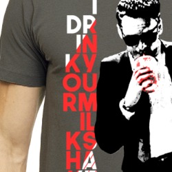 I Drink Your Milkshake Parody Mr Blonde Blood Funny Movie T Shirt 38329782