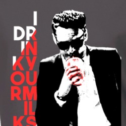I Drink Your Milkshake Parody Mr Blonde Blood Funny Movie Ladies T Shirt 38329789