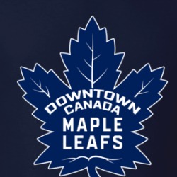 Downtown Canada Maple Leafs Funny Toronto Hockey Parody T Shirt 38395566
