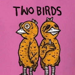 Two Birds One Stoned Funny Pun T Shirt 38404660