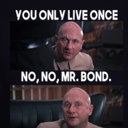 You Only Live Twice Blofeld Funny Parody James Bond Sean Connery Fan Long Sleeve T Shirt 38404687