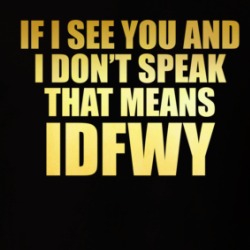 If I See You And I Dont Speak That Means Idfwy Bachelorette Party T Shirt 38406133