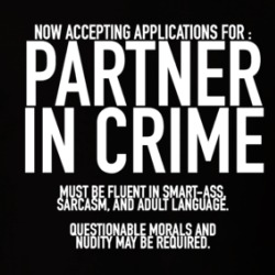 Partner In Crime Application T Shirt 38408545