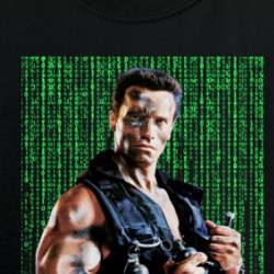 John Matrix Commando Parody Mash Up Funny Fan T Shirt 38451547