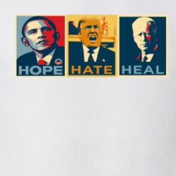 Hope Hate Heal Obama Trump Biden American Hope Style T Shirt 38462000