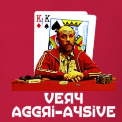 Very Aggri-aysive Teddy Rounders Poker Movie Fan T Shirt 38462004