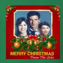 Merry Christmas From The Solos Star Wars Family Portrait Christmas Card T Shirt 38462007