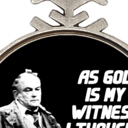 Mr Carlson As God Is My Witness Turkeys Fly Funny Wkrp Fan Christmas Holiday Ornament 38479592