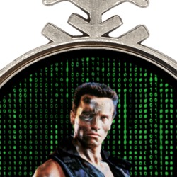 John Matrix Commando Parody Mash Up Funny Fan Christmas Holiday Ornament 38479598