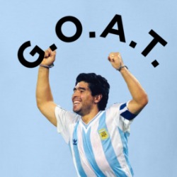 Diego Maradona Goat Greatest Of All Time Goat Soccer Futbol Fan T Shirt 38482395