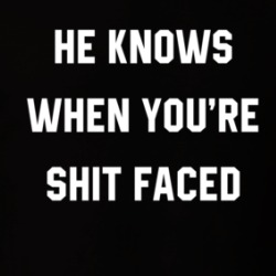 He Knows When You're Shit Faced Funny Christmas T Shirt 38499765
