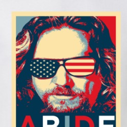 Abide The Dude American Flag Hope Style The Big Lebowski Fan T Shirt 38500783