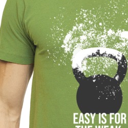 Easy Is For The Weak Goals Gym Workout Fitness Fan T Shirt 38505433