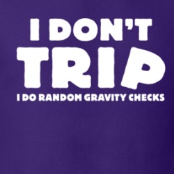 I Don't Trip I Do Random Gravity Checks Funny T Shirt 38505677