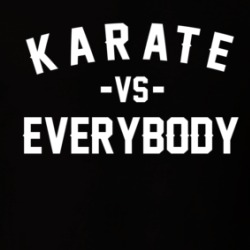 Karate Vs Everybody Martial Arts Enthusiast T Shirt 38505692