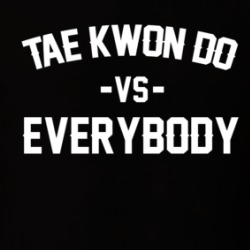 Tae Kwon Do Vs Everybody Martial Arts Enthusiast T Shirt 38505695