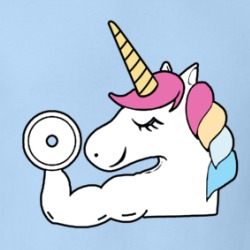 Weigtlifting Unicorn Dumbells Workout T Shirt 38505699