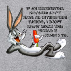 Bugs Bunny Interesting Monster Interesting Hairdo Funny Cartoon Lovers T Shirt 38509100