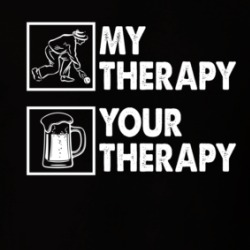 Lawn Bowling My Therapy Beer Your Therapy Funny T Shirt 38523184