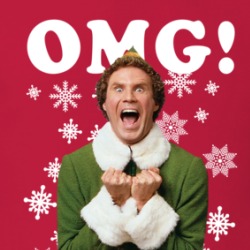 Omg Santa Buddy The Elf Funny Christmas Movie Fan T Shirt 38558442
