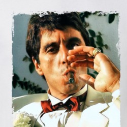 Scarface Tony Montana Cigar Al Pacino Movie Fan T Shirt 38558461