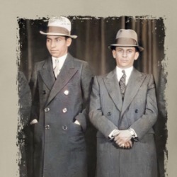 Lucky Luciano Meyer Lansky Original Gangsters Fan T Shirt 38561781