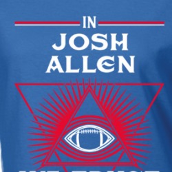 In Josh Allen We Trust Buffalo Football Fan Ladies T Shirt 38569461