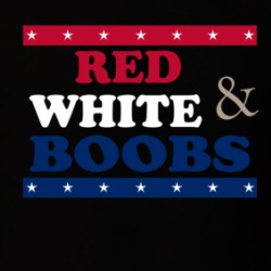 Red White And Boobs Sexy T Shirt 38576181