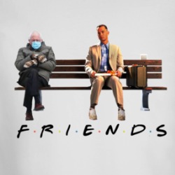 Bernie Sanders Forest Gump Meme King Funny Parody Long Sleeve T Shirt 38582838