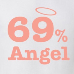 69 Percent Angel Sexy Funny T Shirt 38582883