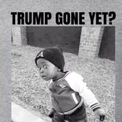 Trump Gone Yet Funny Political Parody T Shirt 38582890