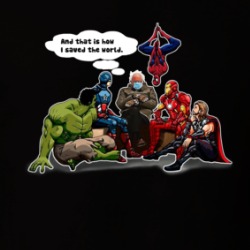 Bernie Sanders And That Is How I Saved The World Superheroes Parody T Shirt 38582897