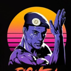 Jean Claude Van Damme Fight Mixed Martial Arts Movie Fan T Shirt 38587390
