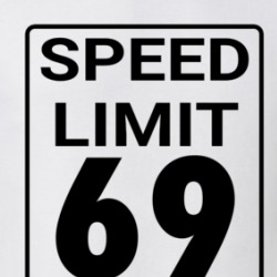 Speed Limit 69 Just Kidding 35 Funny Road Sign T Shirt 38589512