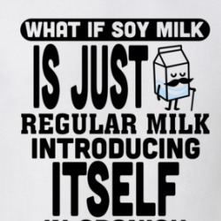 What If Soy Milk Is Regular Milk Introducing Itself In Spanish Funny T Shirt 38589522