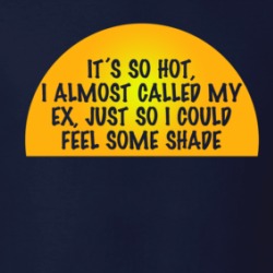 It's So Hot I Almost Called My Ex So I Could Feel Some Shade Funny T Shirt 38589524