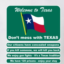 Welcome To Texas Don't Mess With Texas Funny Road Sign T Shirt 38589529