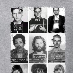 Rebel Rousers Mugshot Collage Music Fan T Shirt 38592218