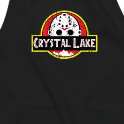 Camp Crystal Lake Jason Jurassic Park Mashup Movie Fan Apron 38597171