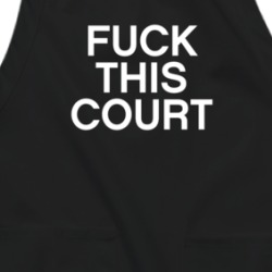 F-ck This Court The People Vs Larry Flynt Woody Harrelson Apron 38597180