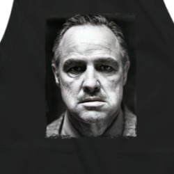Vito Corleone Marlon Brando Godfather Fan Apron 38597213