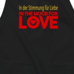 In The Mood For Love Germany German Language Quote Apron 38597221