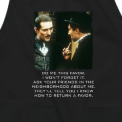 Vito Corleone Godfather De Nire Quote Movie Fan Apron 38597224