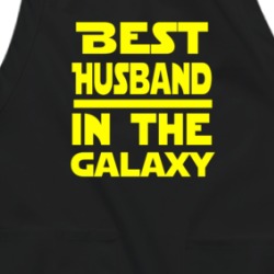 Best Husband In The Galaxy Star Wars Themed Funny Apron 38597270