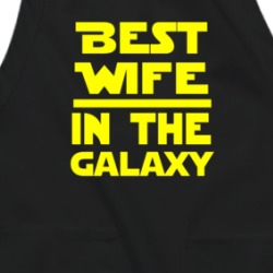 Best Wife In The Galaxy Star Wars Themed Funny Apron 38597272