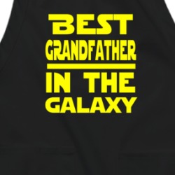 Best Grandfather In The Galaxy Star Wars Themed Funny Apron 38597273