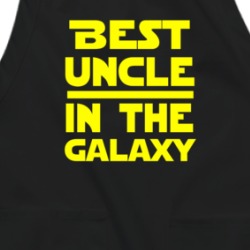 Best Uncle In The Galaxy Star Wars Themed Funny Apron 38597276