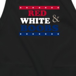 Red White And Boobs Sexy Apron 38597290